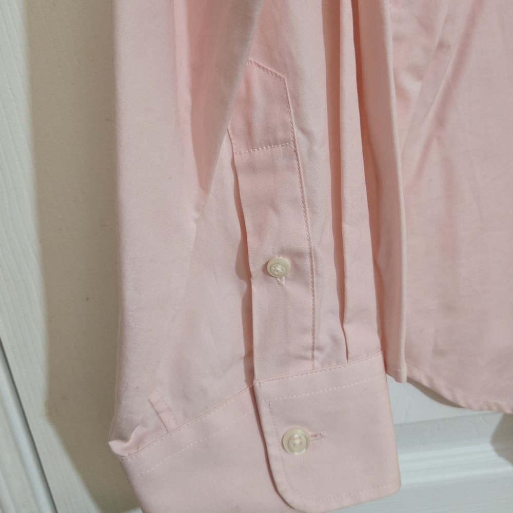 Ralph Lauren Polo Women's Long Sleeve Button Down Top ~ Sz. XL ~ Dusty Pink ~EUC - Picture 3 of 7